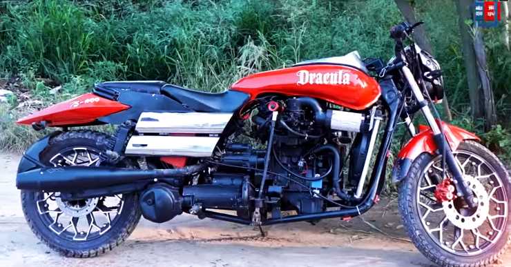 Maruti 800 engine bike Dracula punjab