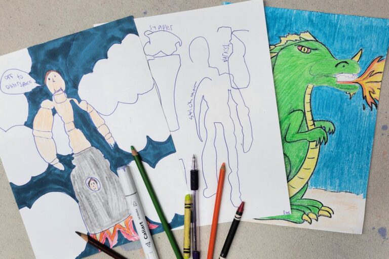 Contour Drawing Complete Horiz Kids Activities Blog