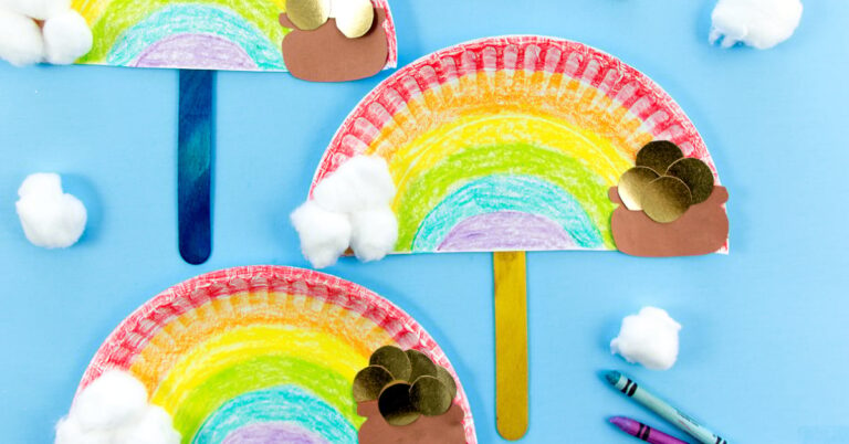 paper plate rainbow craft facebook