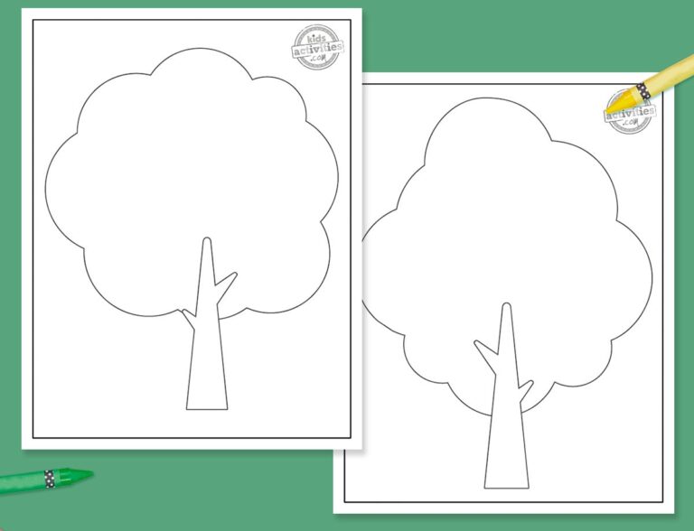 Tree Outline Printable Facebook