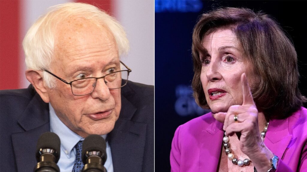 sanders pelosi split