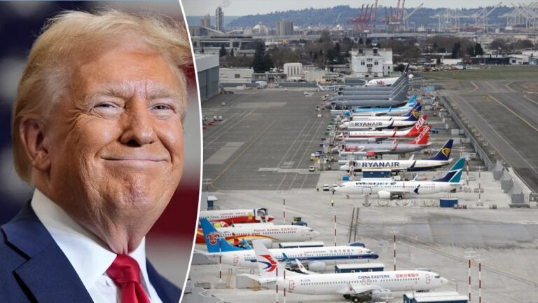 trumpboeingfield