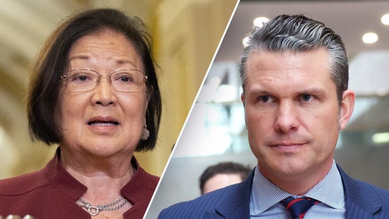 hirono hegseth