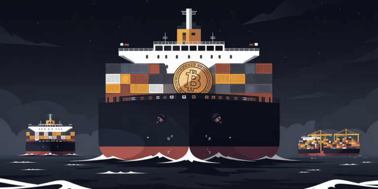bitcoin trump tariff trade war cargo ship btc gID 7