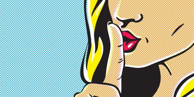 shhh pop art gID 7