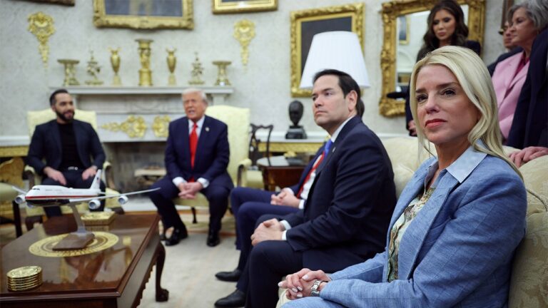 pam bondi wh meeting el salvador